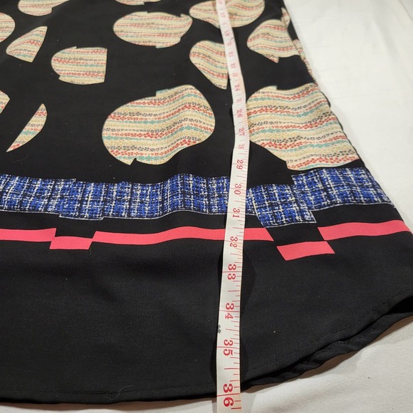 Renee C*Womens Small Dress*Sleeveless*Midi*USA Made*Black*Pink*Blue* - Picture 4 of 6